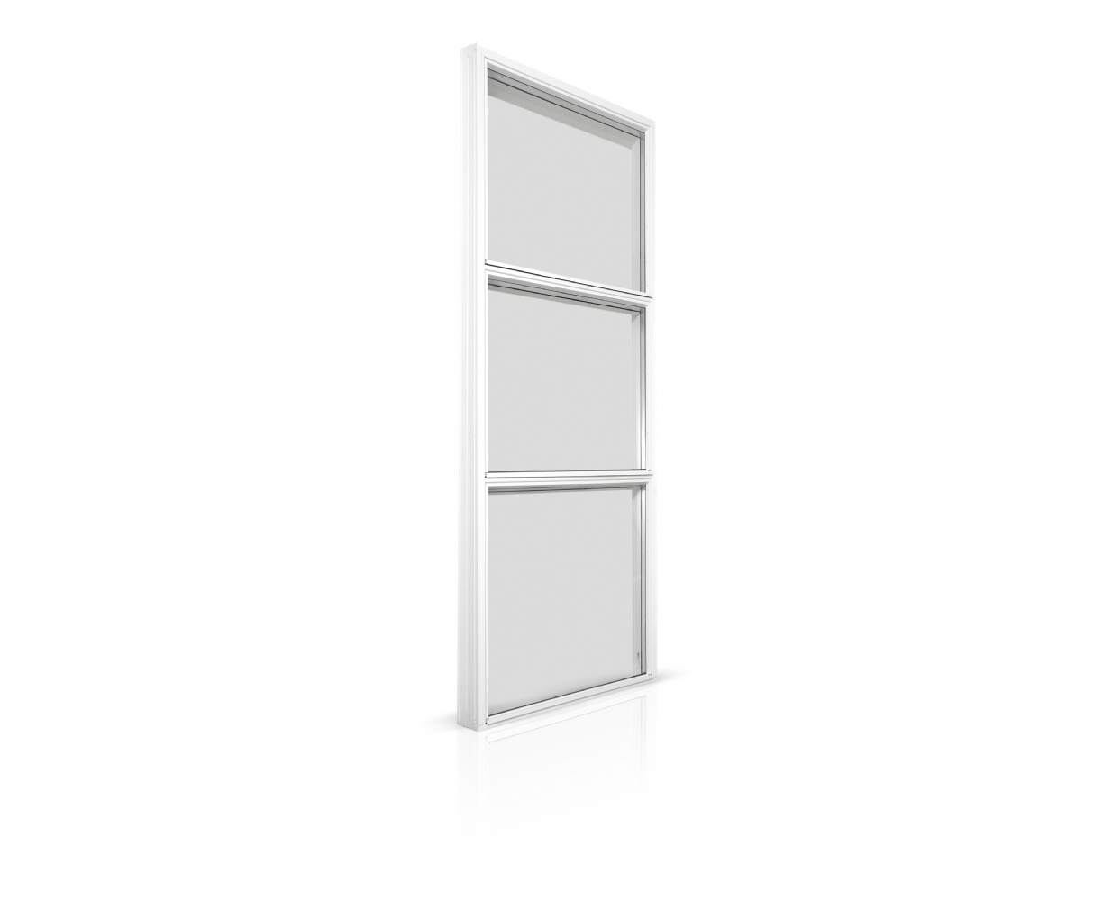 Udestue og facade – fastkarms panorama vindue med 3 glas